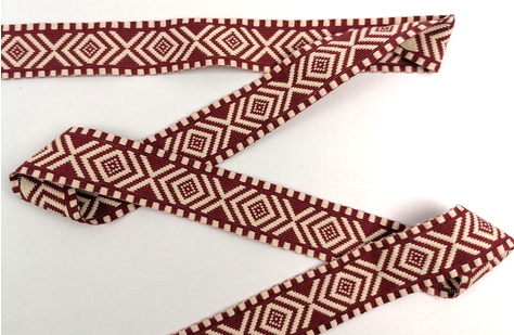 webband-rauten-bordeaux-accessoires-stoffe-stoffpilz